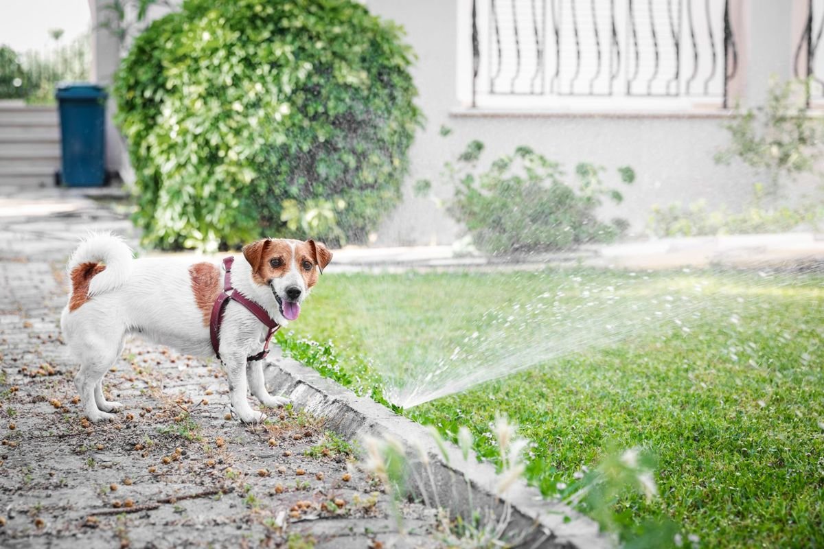 Dog sprinkler garden outdoor - Are Hostas Toxic to Dogs